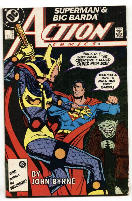 Action #592 (DC Comics, 1987), raw, ungraded comic book — front cover