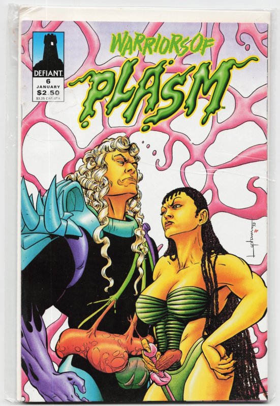 Warriors of Plasm #6 (Image Comics, 1994), raw, ungraded comic book — front cover