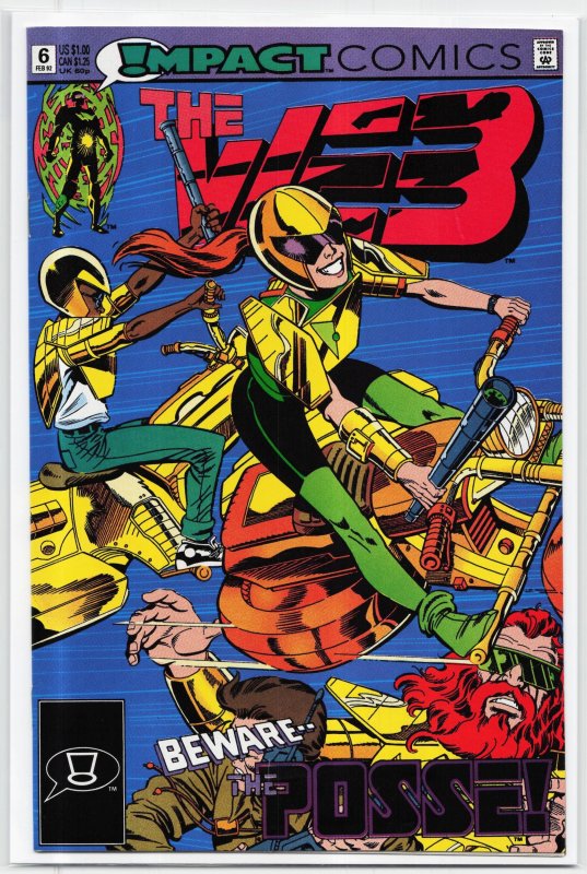 The Web #6 (1992), raw, ungraded comic book — front cover