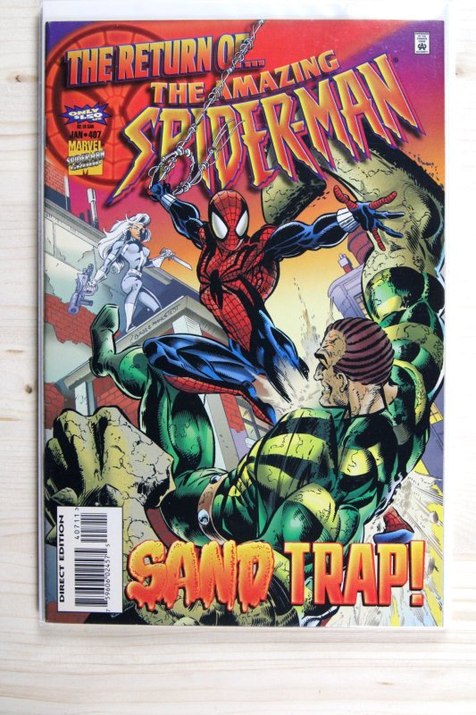 The Amazing Spider-Man #407 (Marvel Comics, 1996), raw comic book in NM 9.4 condition — front cover
