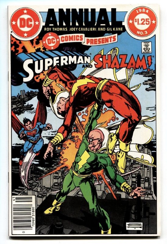 DC Comics Presents Annual #3-1984-Shazam and Superman DC NM- (DC Comics), raw comic book in NM- condition — front cover
