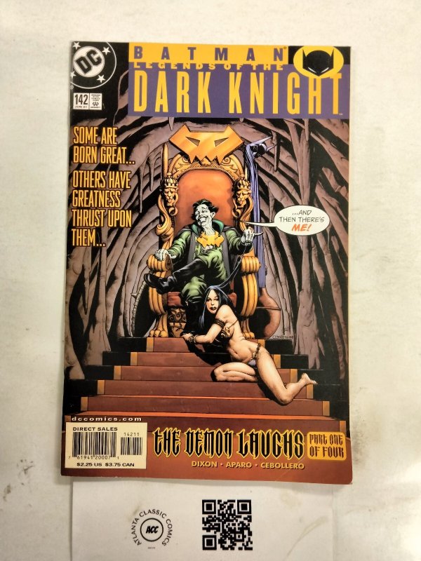 Legends of the Dark Knight #142 (DC Comics), raw comic book in NM condition — front cover