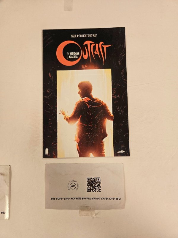 Outcast #4, raw comic book in NM condition — front cover