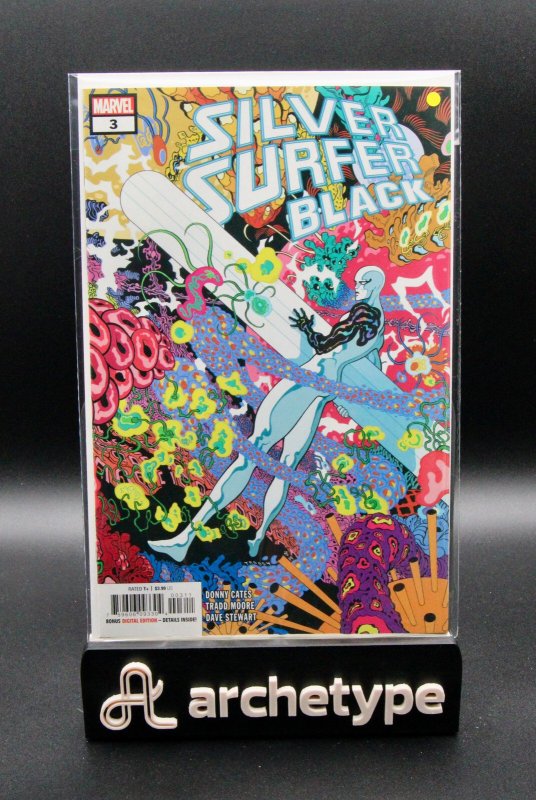 Silver Surfer: Black #3 (Marvel Comics, 2019), raw, ungraded comic book — front cover