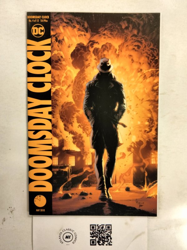 Doomsday Clock #4 (DC Comics, 2018), raw comic book in NM condition — front cover