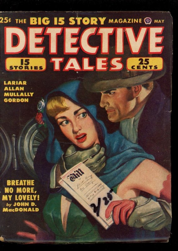 Detective Tales - 05/50 - Condition: FN - Original Pulp - 109485, raw comic book in FN condition — front cover