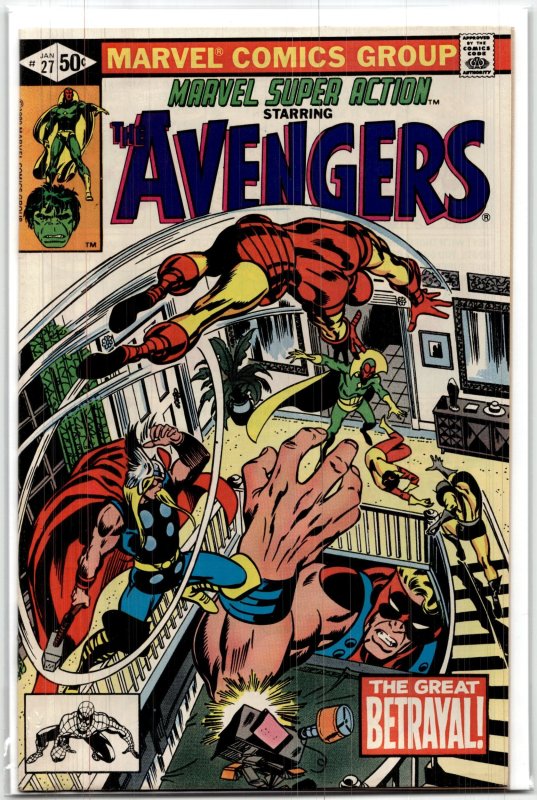 Marvel Super Action #27 (Marvel Comics, 1981), raw, ungraded comic book — front cover