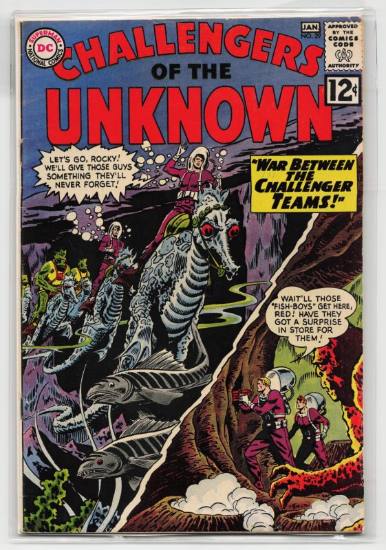 Challengers of the Unknown #29 (DC Comics, 1963), raw, ungraded comic book — front cover