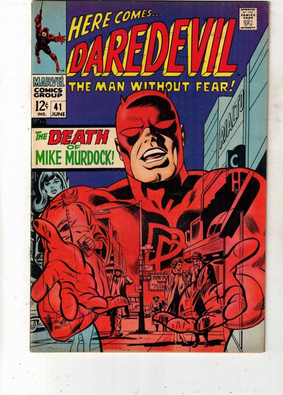 Daredevil #41 (Marvel Comics, 2003), raw comic book in FN/VF condition — front cover