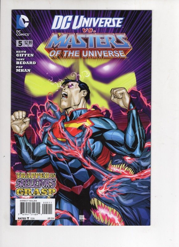 DC Universe vs. Masters of the Universe #5 (DC Comics, 2014), raw comic book in NM 9.4 condition — front cover