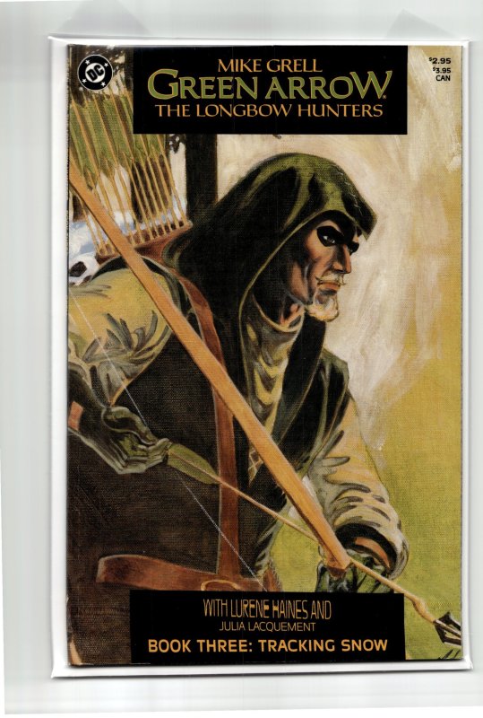 Green Arrow: The Longbow Hunters #3 (DC Comics, 1987), raw, ungraded comic book — front cover