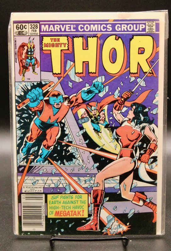 Thor #328 (Marvel Comics, 1983), raw, ungraded comic book — front cover