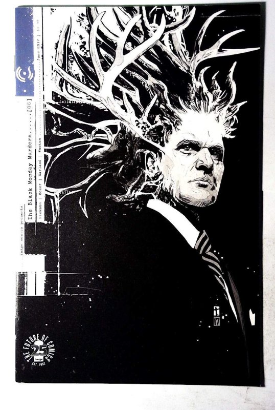 The Black Monday Murders #6 (Image Comics, 2017), raw, ungraded comic book — front cover