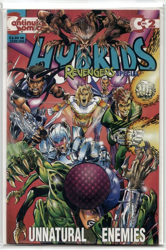 Hybrids: The Origin #2 (1993), raw, ungraded comic book — front cover
