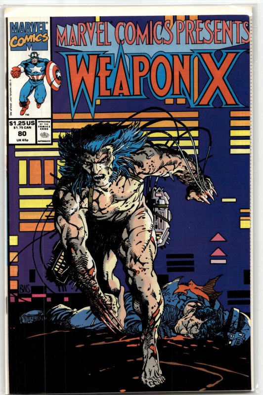Presents #80 (Marvel Comics, 1991), raw, ungraded comic book — front cover