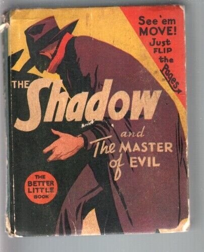 Shadow and the the Master of Evil-Big Little Book-#1443-1941-Pulp VG, raw comic book in VG condition — front cover