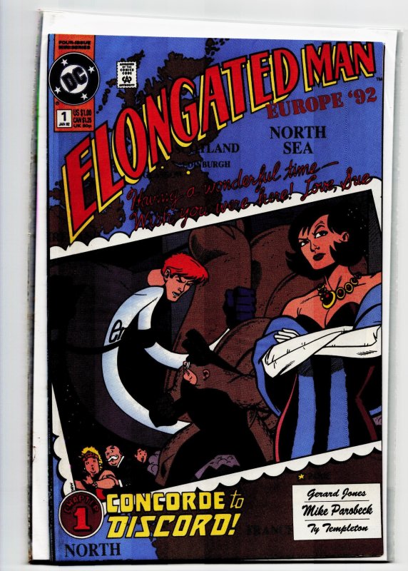 Elongated Man #1 (DC Comics, 1992), raw, ungraded comic book — front cover