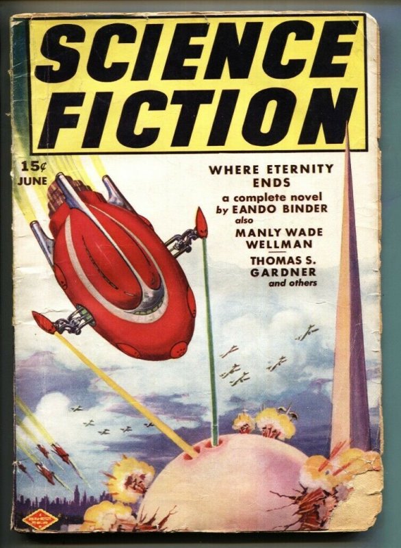Science Fiction #2 (1939), raw, ungraded comic book — front cover