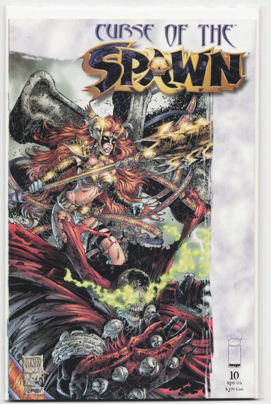 Curse of the Spawn #10 (Image Comics, 1997), raw, ungraded comic book — front cover