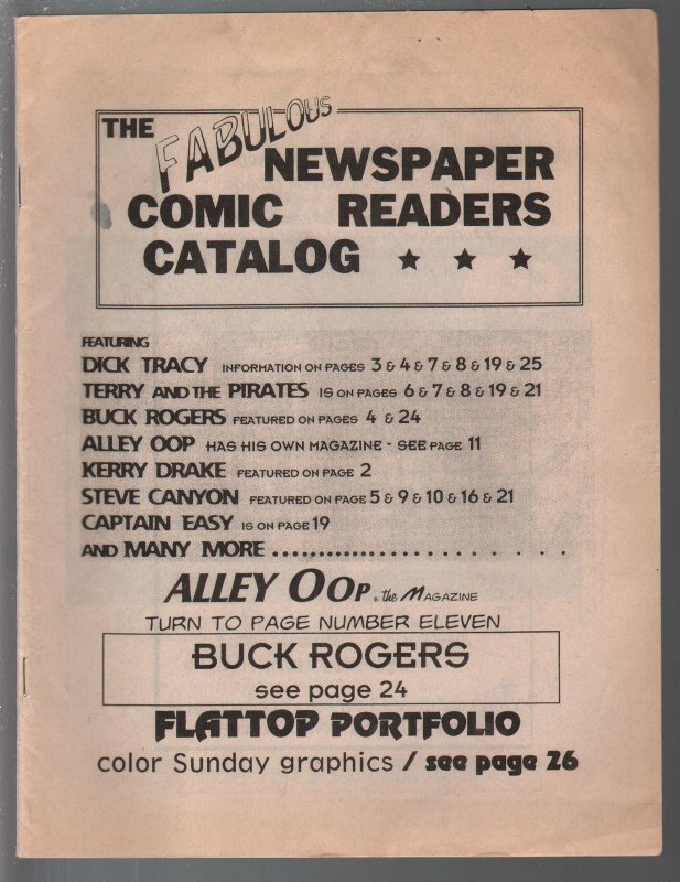 Spec Productions Comic Readers Catalog-Mail Order-1997-VG, raw comic book in VG condition — front cover
