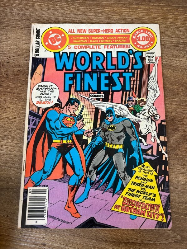 World's Finest Comics #261 (DC Comics, 1980), raw comic book in FN condition — front cover