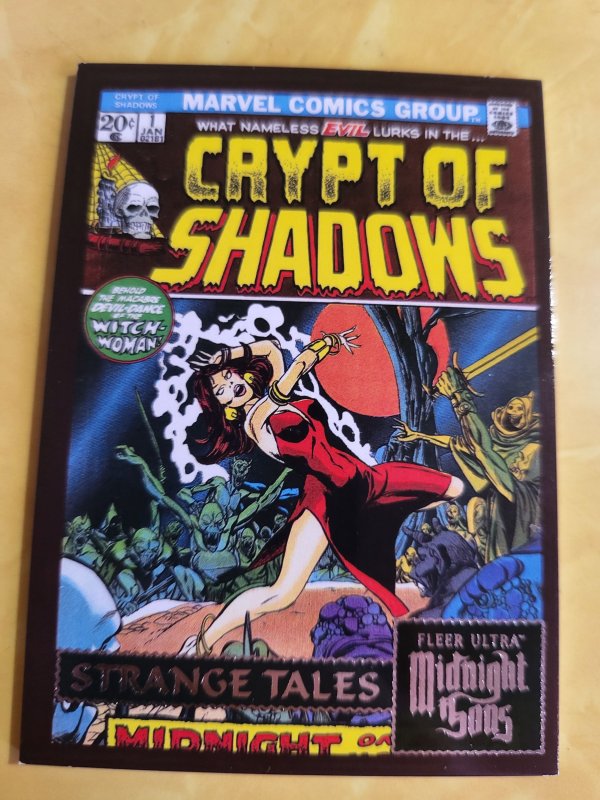 2022 Fleer Ultra Midnight Sons Strange Tales #ST13 Crypt of Shadows (2022), raw, ungraded comic book — front cover