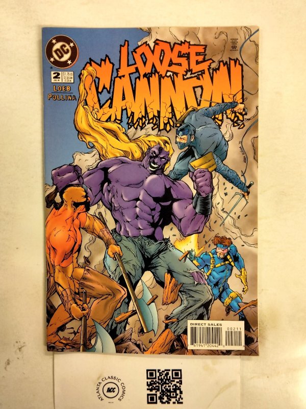 Loose Cannon #2 (DC Comics), raw comic book in NM condition — front cover