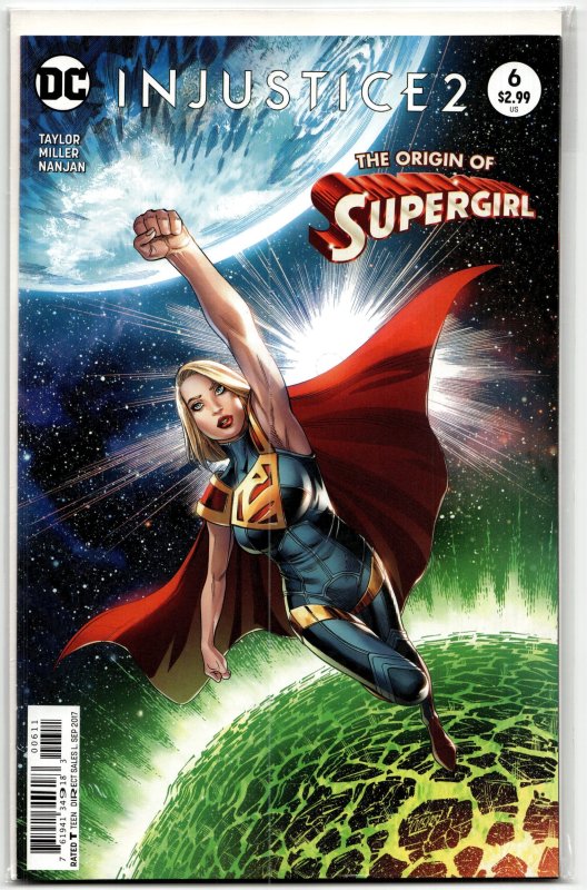 Injustice 2 #12 (DC Comics, 2017), raw, ungraded comic book — front cover
