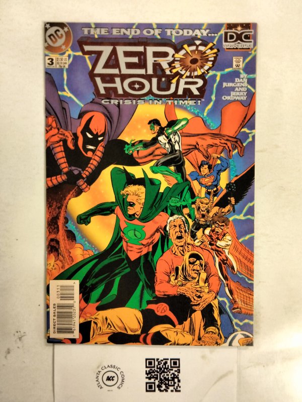 Zero Hour #3 (DC Comics), raw comic book in NM condition — front cover
