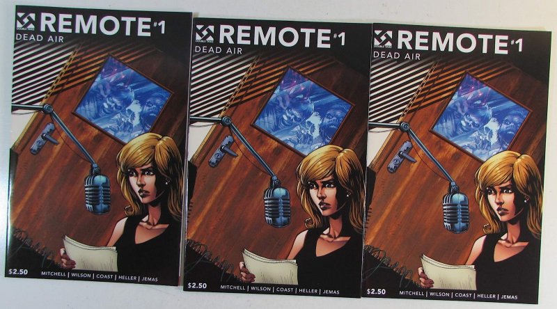 Remote Lot of 3 #1 x3 Double Take (2015) Dead Air Zombies 1st Print Comic Books (2015), raw, ungraded comic book — front cover