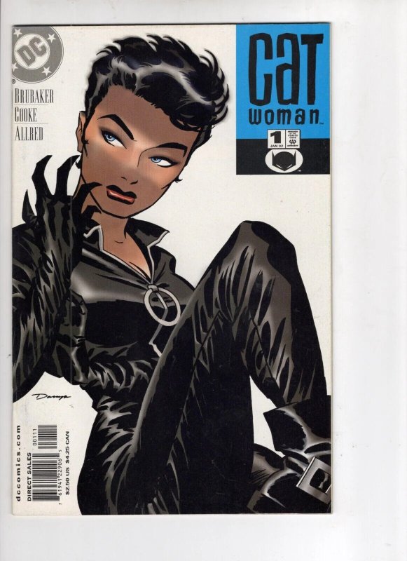 Catwoman #1 (DC Comics, 2002), raw comic book in VF+ 8.5 condition — front cover
