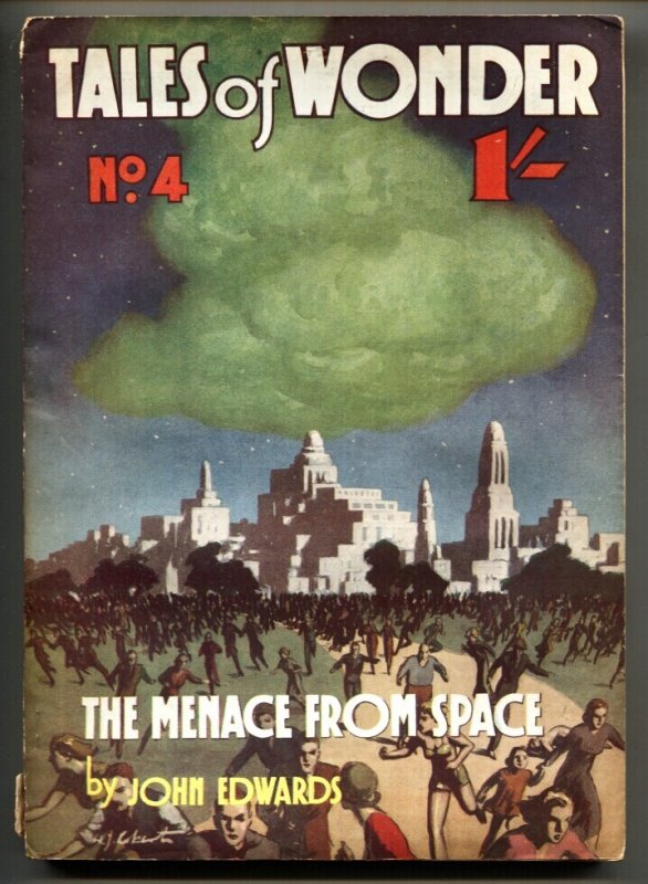 Pulp: Tales of Wonder #4 (1938), raw, ungraded comic book — front cover