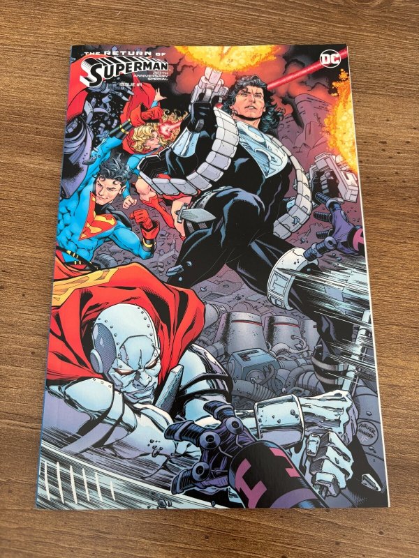 The Return of Superman #1 (DC Comics), raw comic book in NM condition — front cover