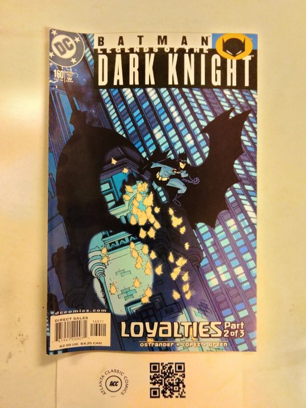 Legends of the Dark Knight #160 (DC Comics), raw comic book in NM condition — front cover