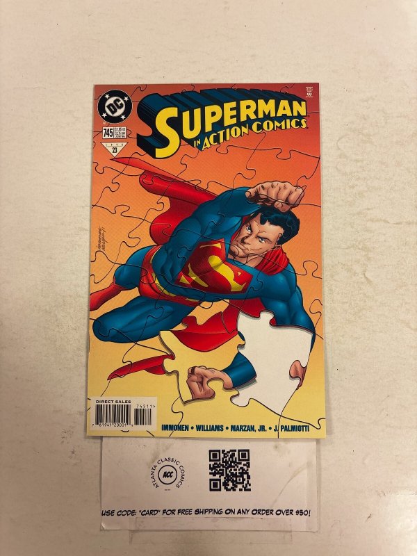 Action Comics #745 (DC Comics), raw comic book in NM condition — front cover