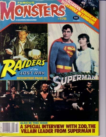 Mag: Famous Monsters #178, raw comic book in VG/FN condition — front cover
