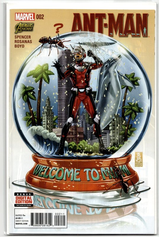 Ant-Man #2 (Marvel Comics, 2015), raw, ungraded comic book — front cover