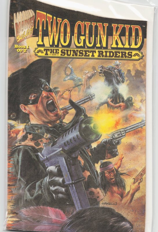 Two-Gun Kid: The Sunset Riders #1 (1995), raw, ungraded comic book — front cover