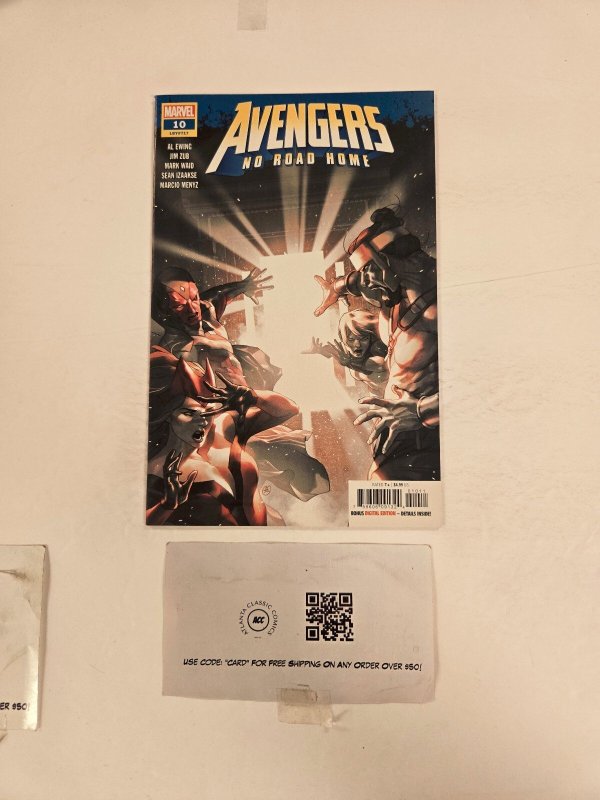 Avengers No Road Home #10 (Marvel Comics, 2019), raw comic book in NM condition — front cover