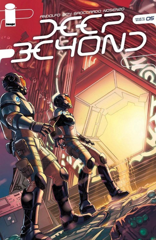 Deep Beyond #5 (Image Comics, 2021), raw, ungraded comic book — front cover