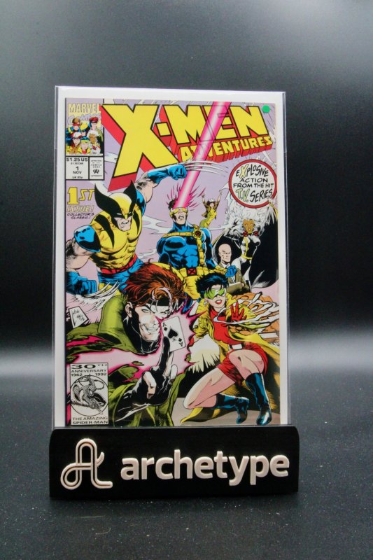 X-Men Adventures #1 (Marvel Comics, 1992), raw, ungraded comic book — front cover