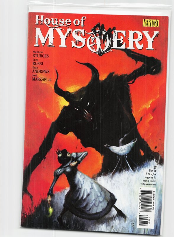 House of Mystery #29 (DC Comics, 2010), raw, ungraded comic book — front cover