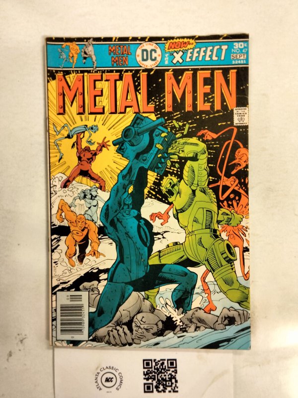 Metal Men #47 (DC Comics), raw comic book in FN condition — front cover