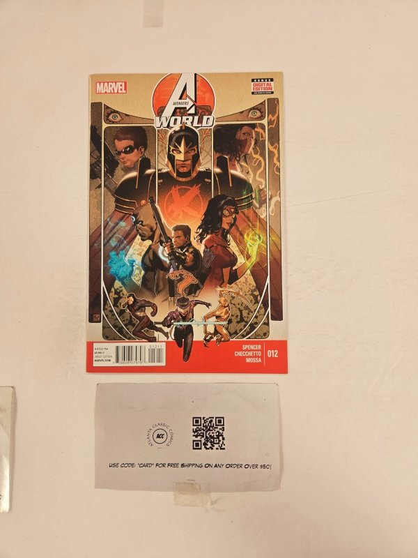 Avengers World #12 (Marvel Comics), raw comic book in NM condition — front cover