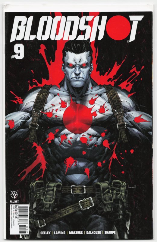 Bloodshot #9 (Valiant Comics, 2020), raw, ungraded comic book — front cover