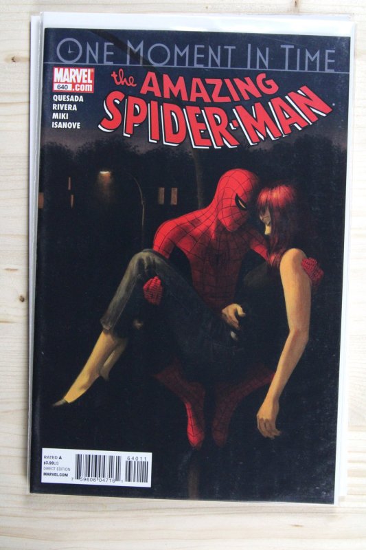 The Amazing Spider-Man #640 (Marvel Comics, 2010), raw comic book in NM 9.4 condition — front cover