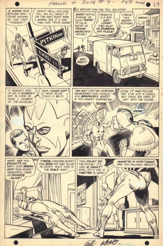 The Hawk and the Dove #4 (1969), raw, ungraded comic book — front cover