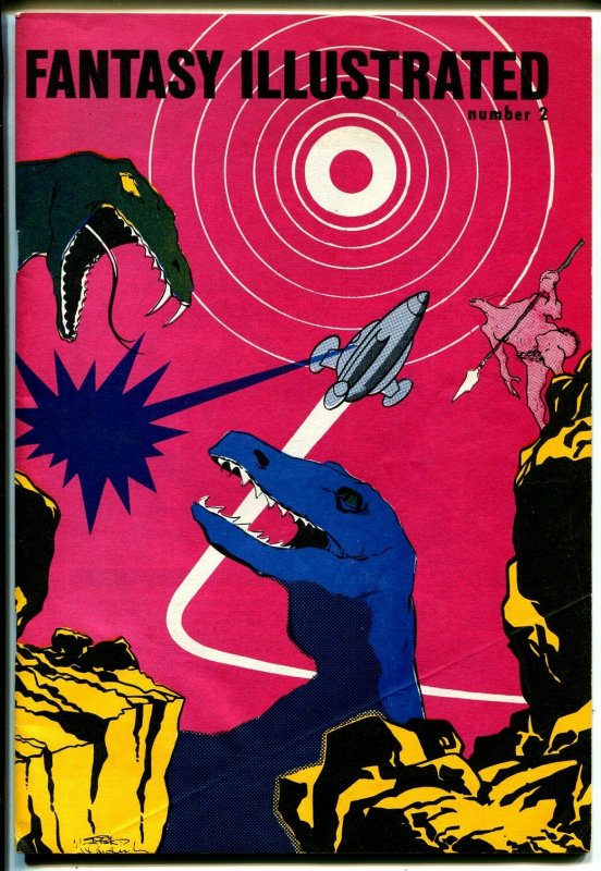 Fantasy Illustrated #2 (1964), raw comic book in VF condition — front cover