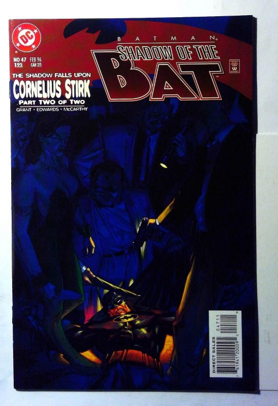 Batman Shadow of the Bat #47 (DC Comics, 1996), raw, ungraded comic book — front cover