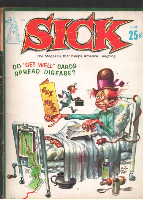 Sick #21 (1963), raw, ungraded comic book — front cover